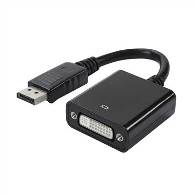 DisplayPort мъжки към DVI I женски адаптер