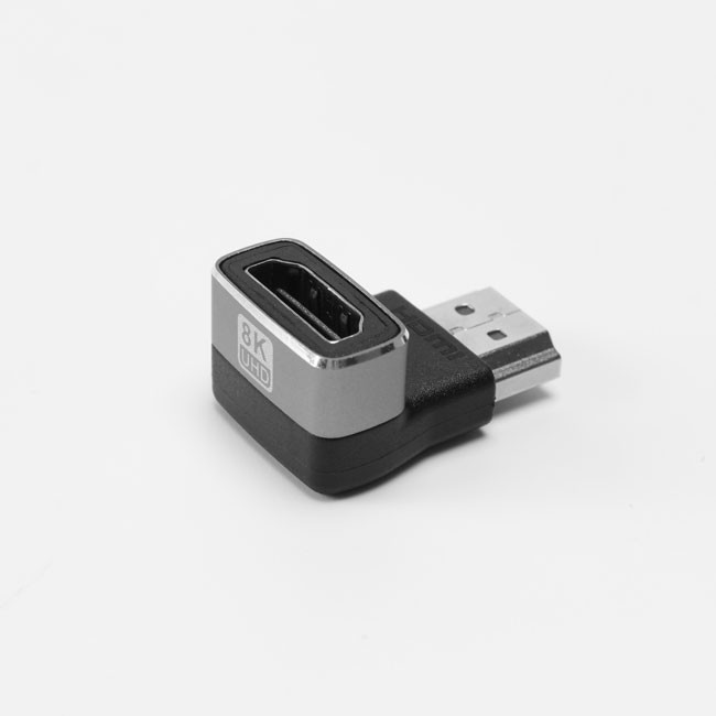 Gold Plated 270 Degree Angled HDMI Male To Female Adapter