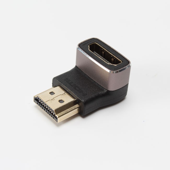 Позлатен 270-градусов ъглов HDMI мъжки към женски адаптер